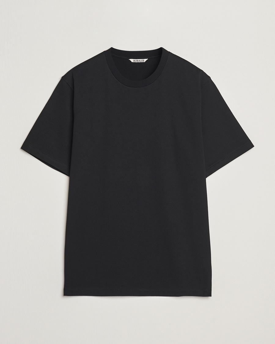 Auralee Luster Plating T-Shirt Black – Svart