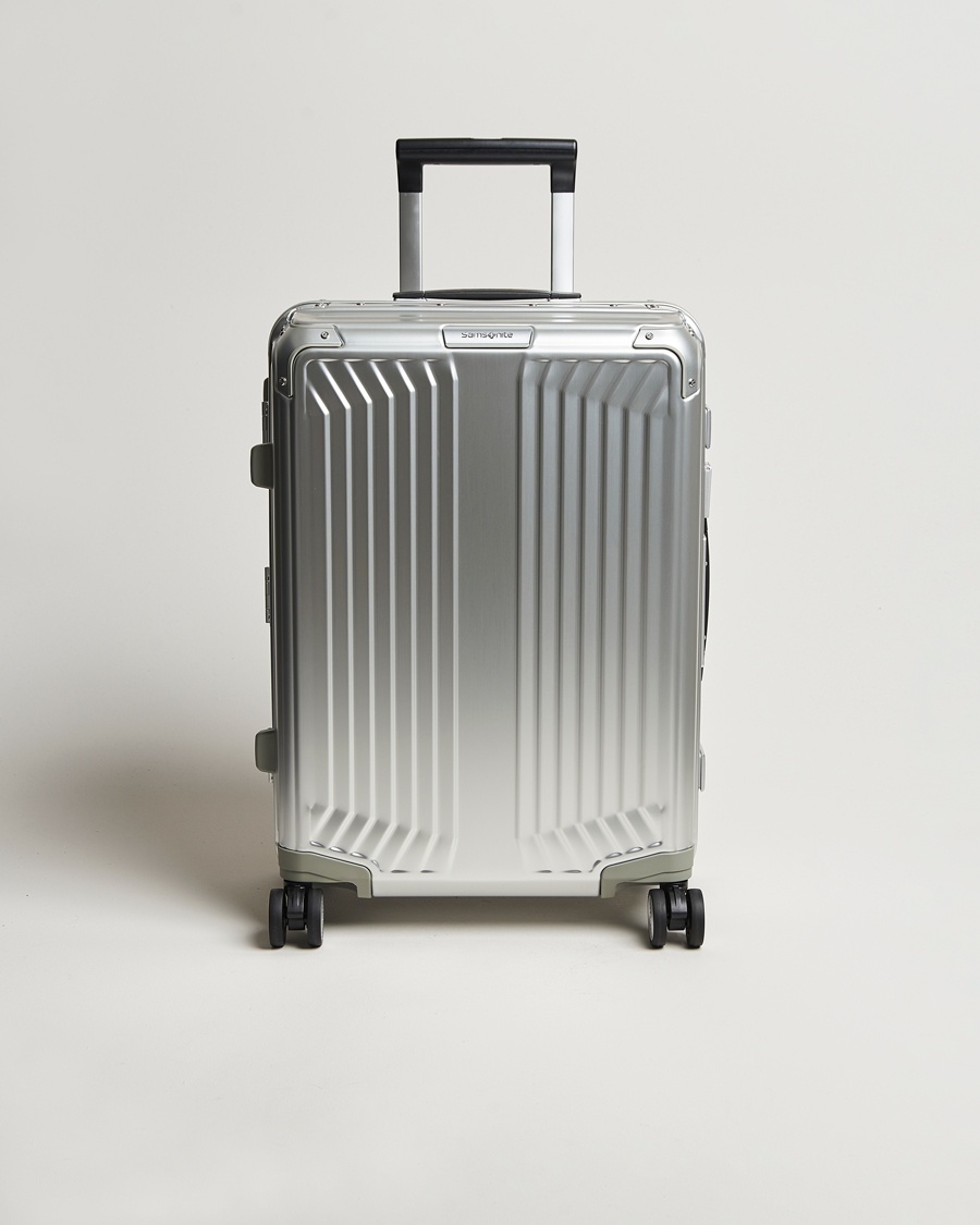 Samsonite Lite-Box Alu Spinner Carry-On Aluminium – Sølv