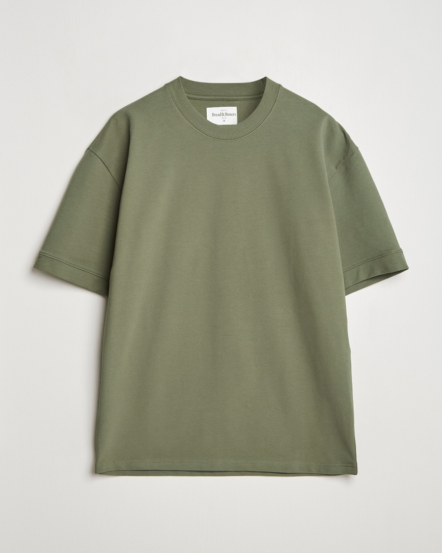 Herre | Klær | Bread & Boxers | Loungewear T-Shirt Khaki Green