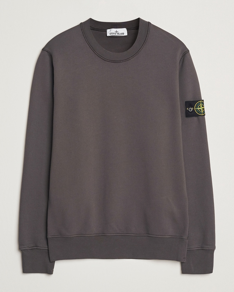 Herre | | Stone Island | Garment Dyed Fleece Sweatshirt Charcoal