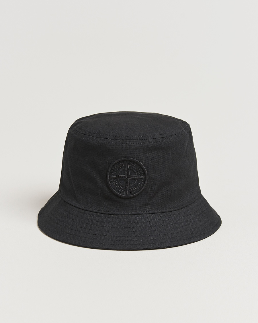 Herre | Hatter | Stone Island | Logo Bucket Hat Black