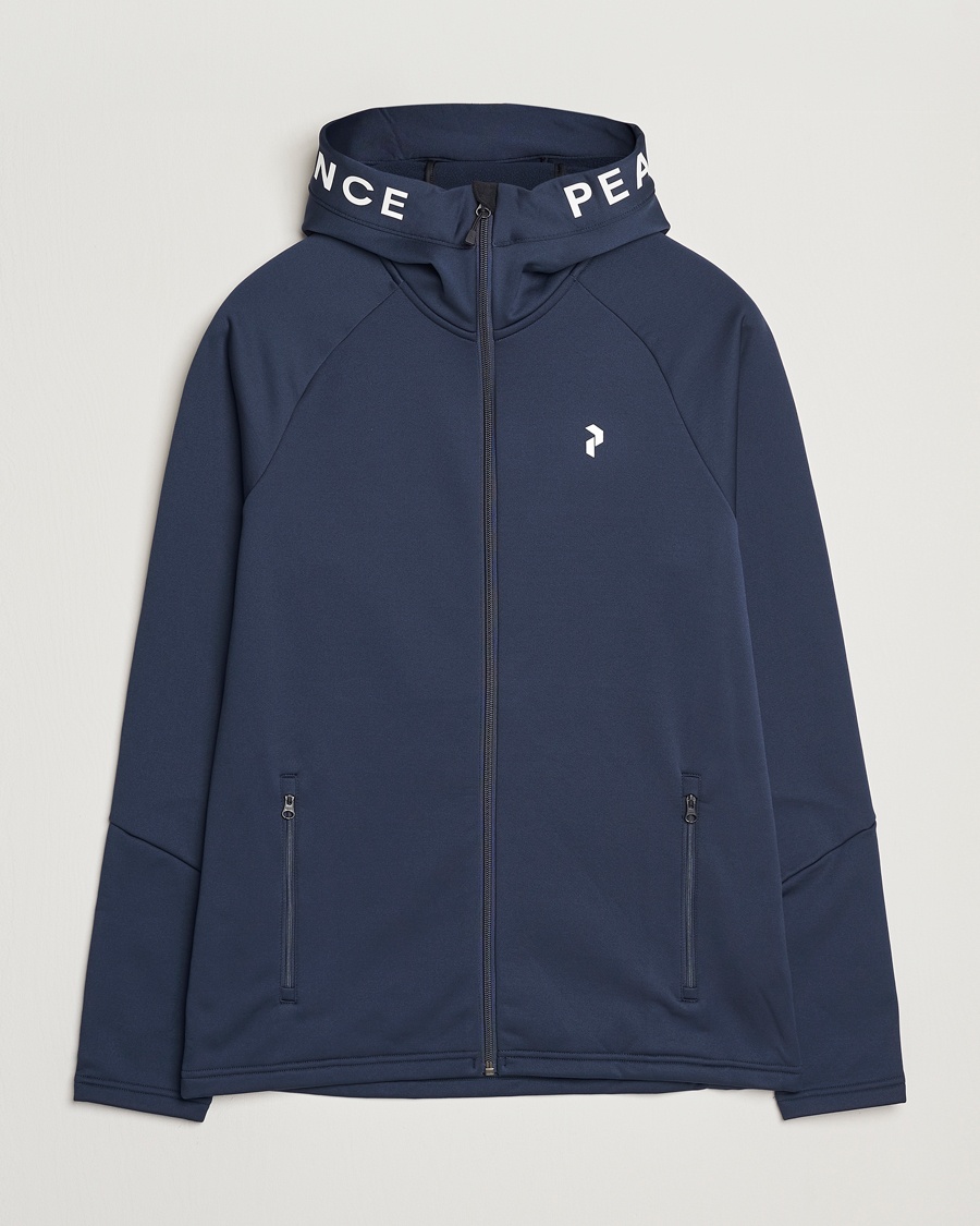 Herre | Peak Performance | Peak Performance | Rider Hooded Full Zip Blue Shadow