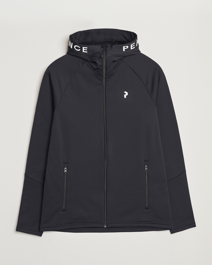Herre | Hettegensere | Peak Performance | Rider Hooded Full Zip Black