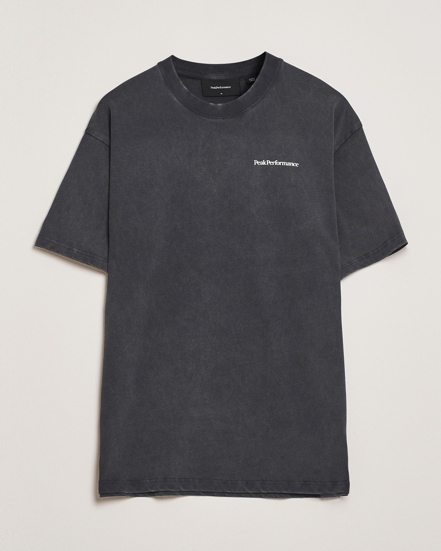 Herre | T-Shirts | Peak Performance | Graphic Crew Neck T-Shirt Black