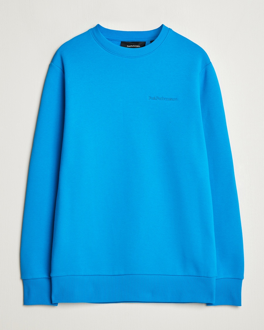 Herre | Peak Performance | Peak Performance | Original Crew Neck Sweatshirt Brilliant Blue