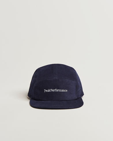 Herre | Caps | Peak Performance | Cord Cap Blue Shadow