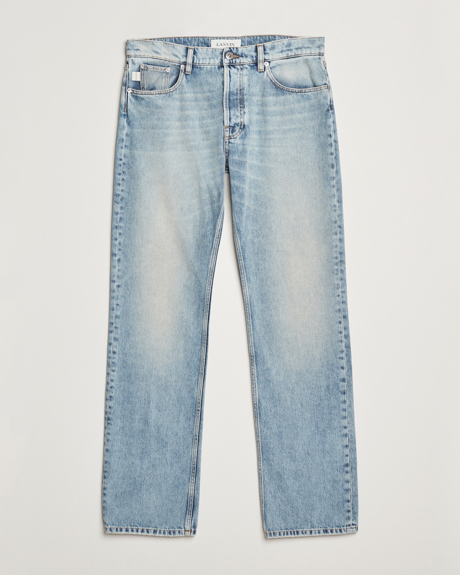 Herre | Jeans | Lanvin | Straight Leg Jeans Light Blue Wash