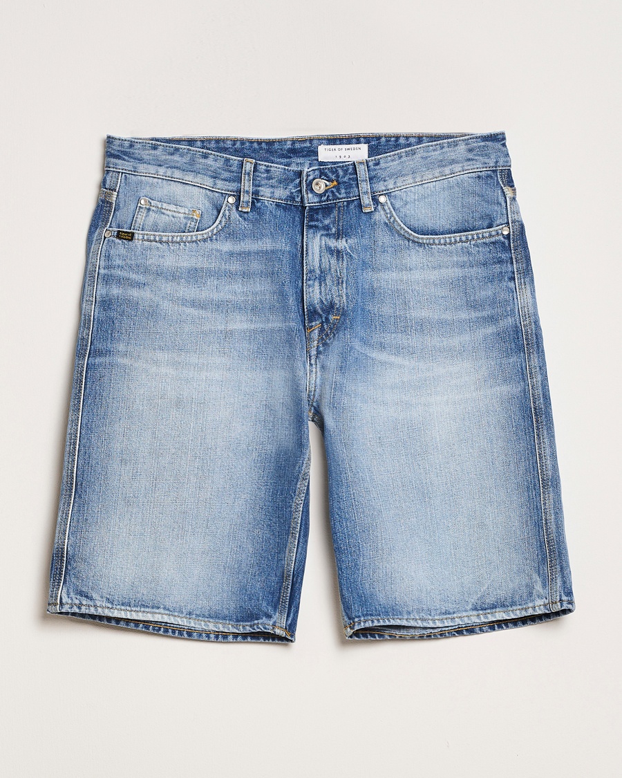 Herre | Shorts | Tiger of Sweden | Kylian Denim Shorts Medium Blue