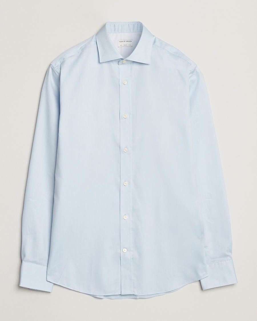 Herre | Lojalitetstilbud | Tiger of Sweden | Adley Cotton Shirt Light Blue