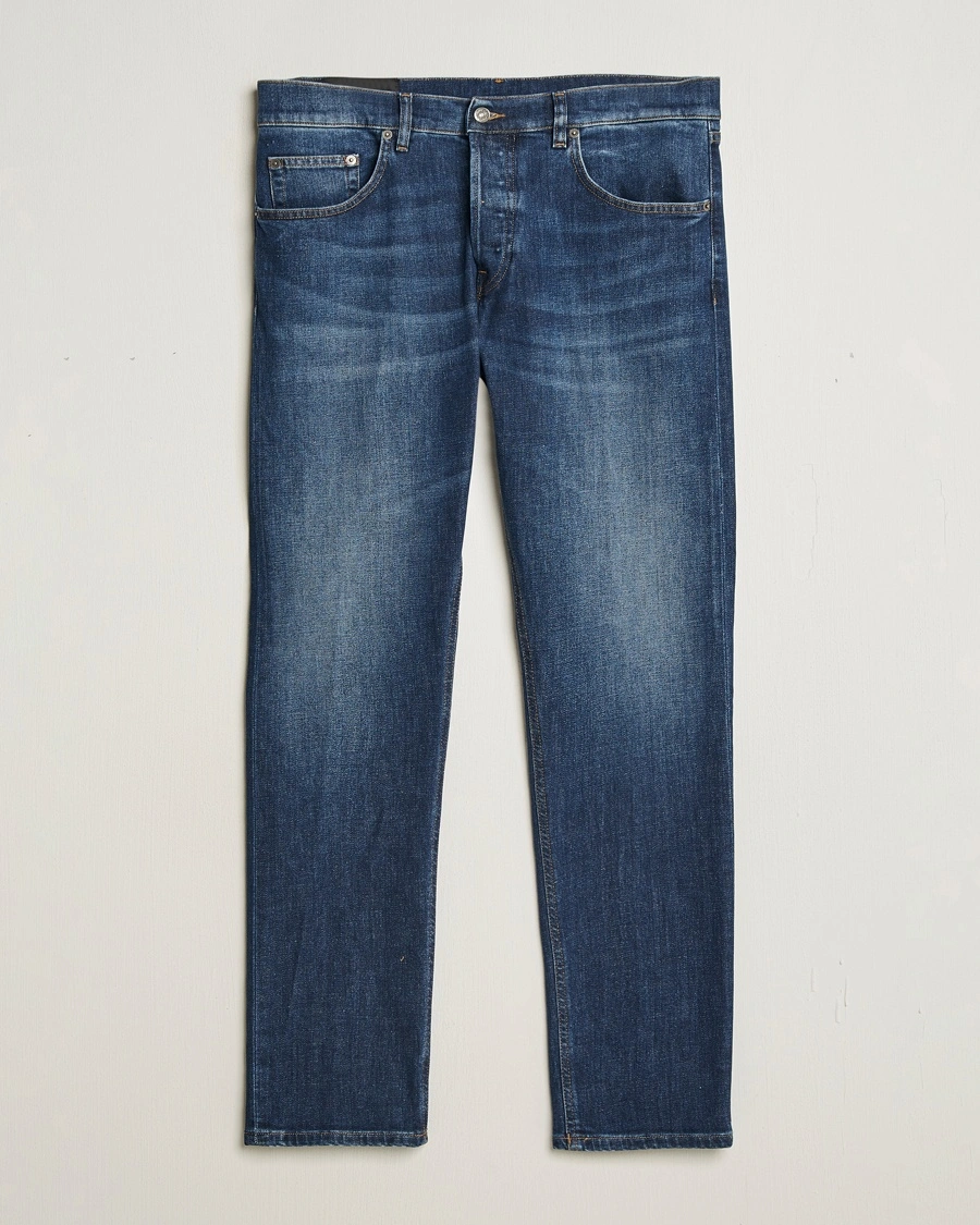 Herre | | Dondup | Icon Regular Fit Jeans Dark Blue