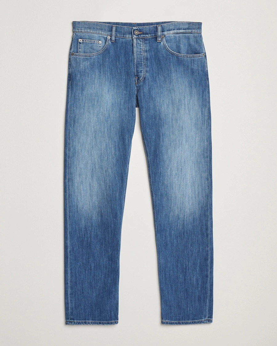 Herre | | Dondup | Icon Regular Fit Jeans Medium Blue