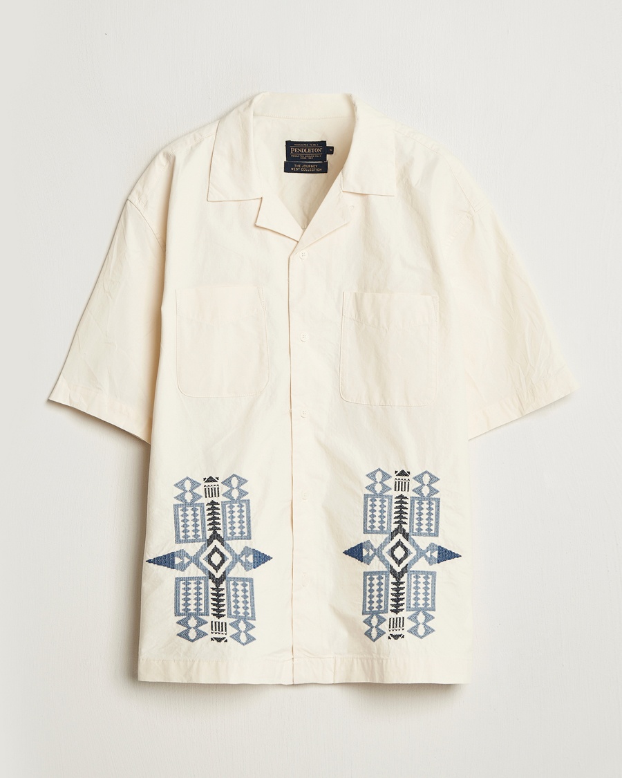 Herre | Kortermede skjorter | Pendleton | Camp Collar Shirt Fire Legend