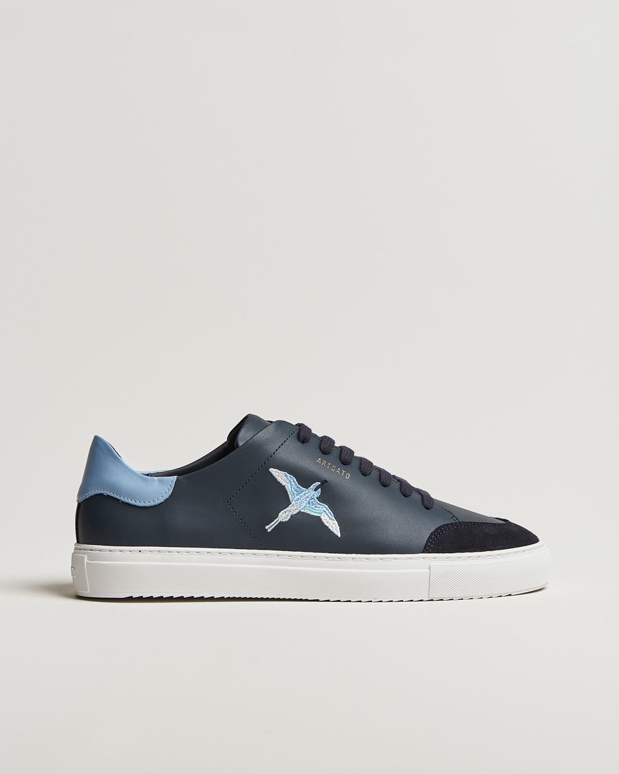 Herre | Sneakers med lavt skaft | Axel Arigato | Clean 90 Bee Bird Sneaker Dark Blue/Light Blue
