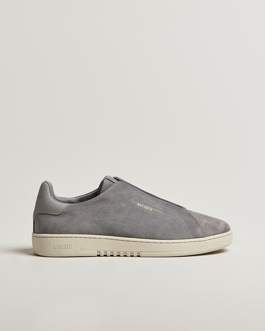 Axel Arigato Dice Laceless Sneaker Dark Grey Suede – Grå