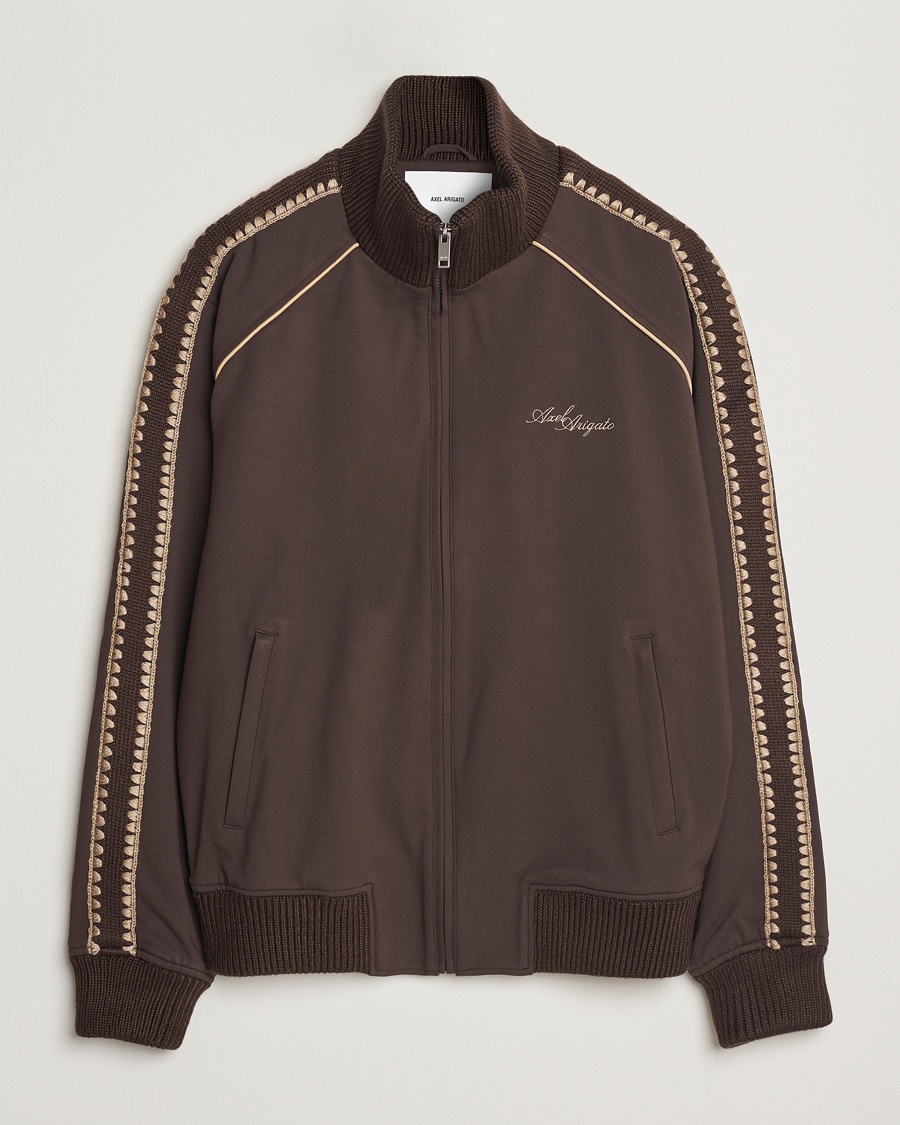 Herre | Gensere | Axel Arigato | Carter Track Jacket Dark Brown