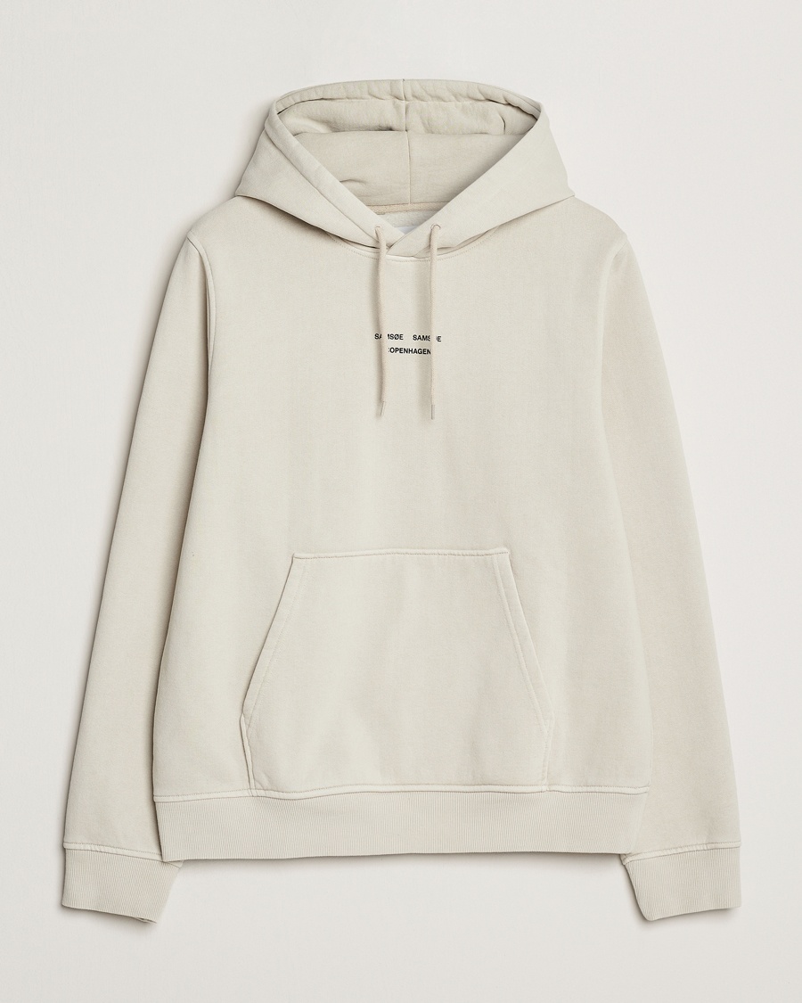 Herre | Hettegensere | Samsøe Samsøe | Marcus Center Logo Hoodie Moonstruck