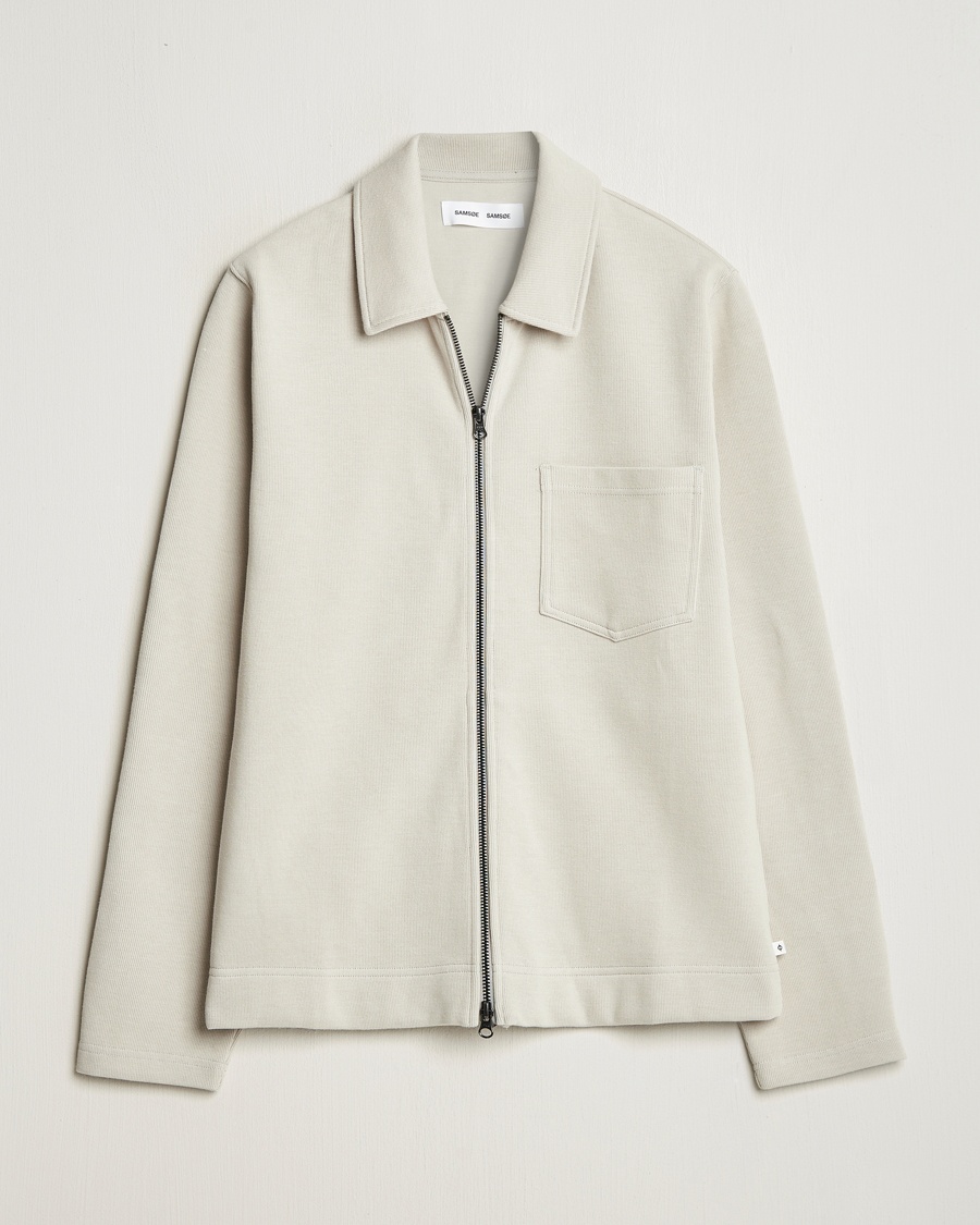 Herre | Business & Beyond - Casual | Samsøe Samsøe | Hannes Full Zip Sweater Moonstruck