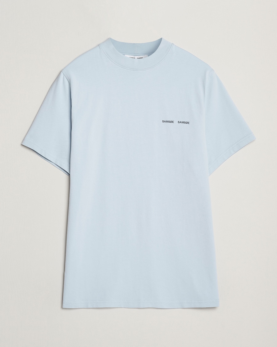 Herre | Business & Beyond - Casual | Samsøe Samsøe | Norsbro Organic Cotton T-Shirt Skyway