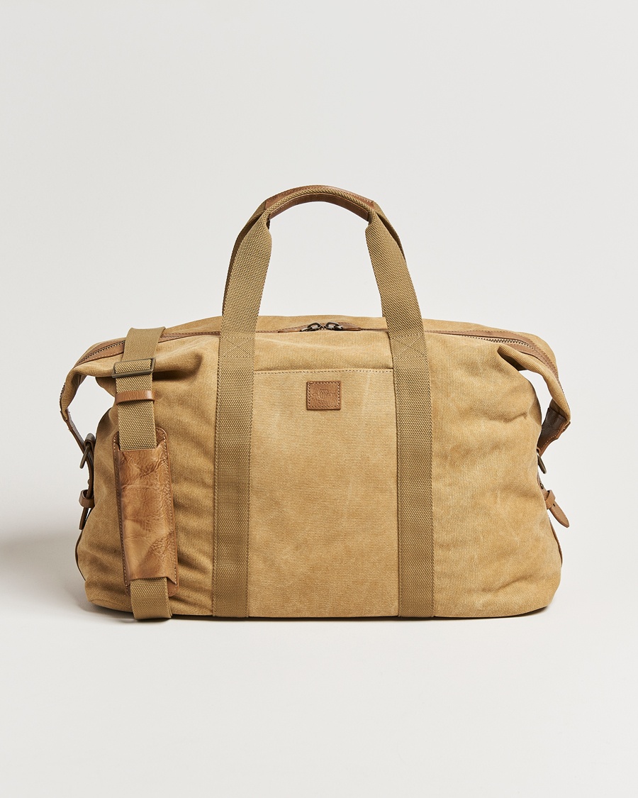 Herre | Weekendbager | GANT | Washed Canvas Dufflebag Oak Beige