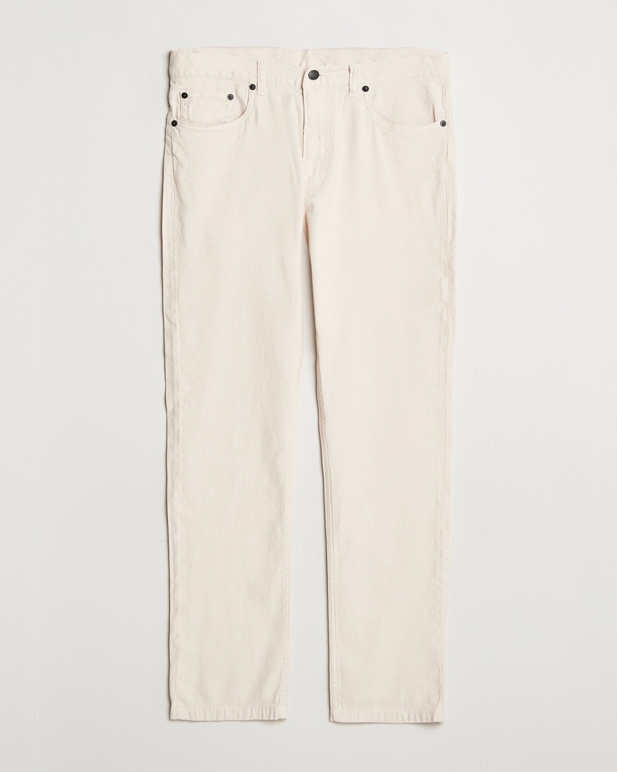 Herre | Bukser | GANT | Regular Cotton/Linen 5-Pocket Pants Putty