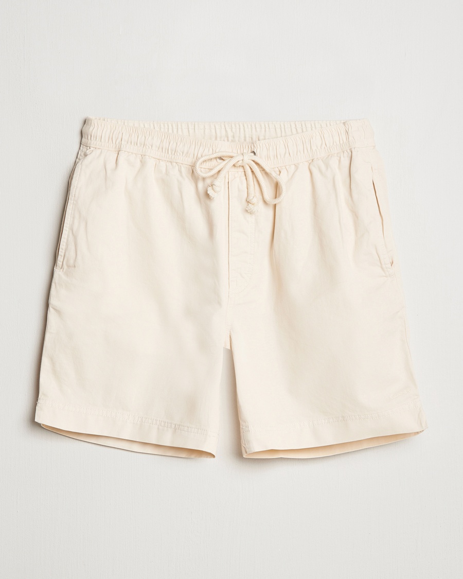 Herre | Drawstringshorts | GANT | Regular Sunfaded Drawstring Shorts Cream