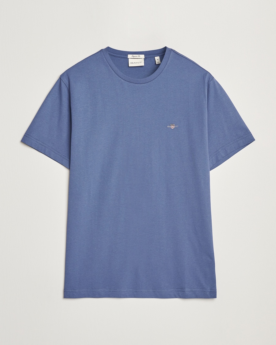 Herre | Klær | GANT | The Original T-Shirt Dusty Navy