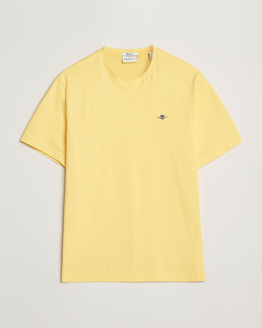 Herre | T-Shirts | GANT | The Original T-Shirt Banana Yellow