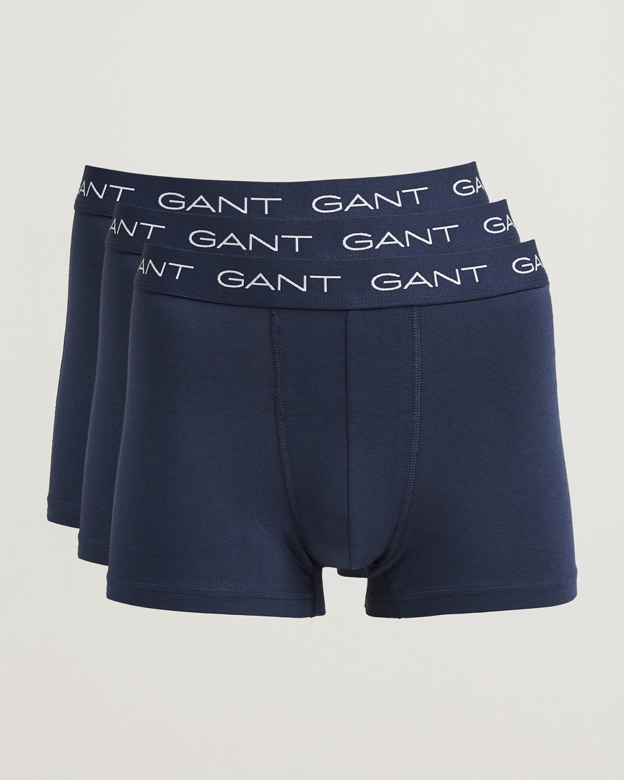 Herre | Business & Beyond - Casual | GANT | 3-Pack Trunks Marine