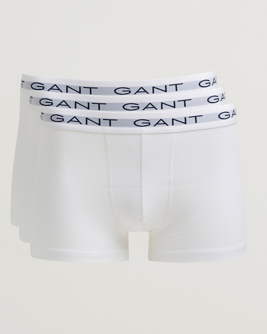 Gant 3-Pack Trunks White – Hvit