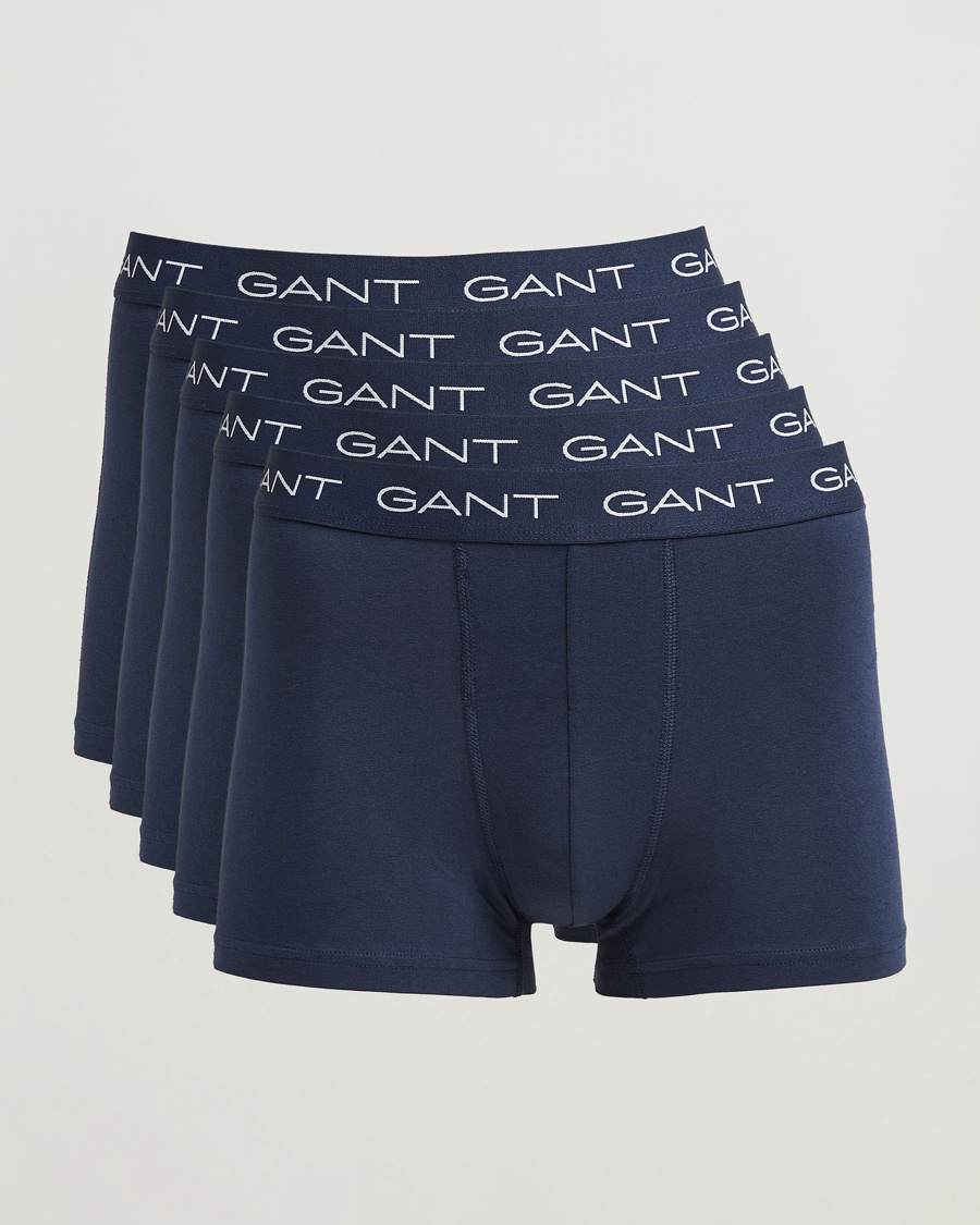 Herre | Underbukser | GANT | 5-Pack Trunks Marine