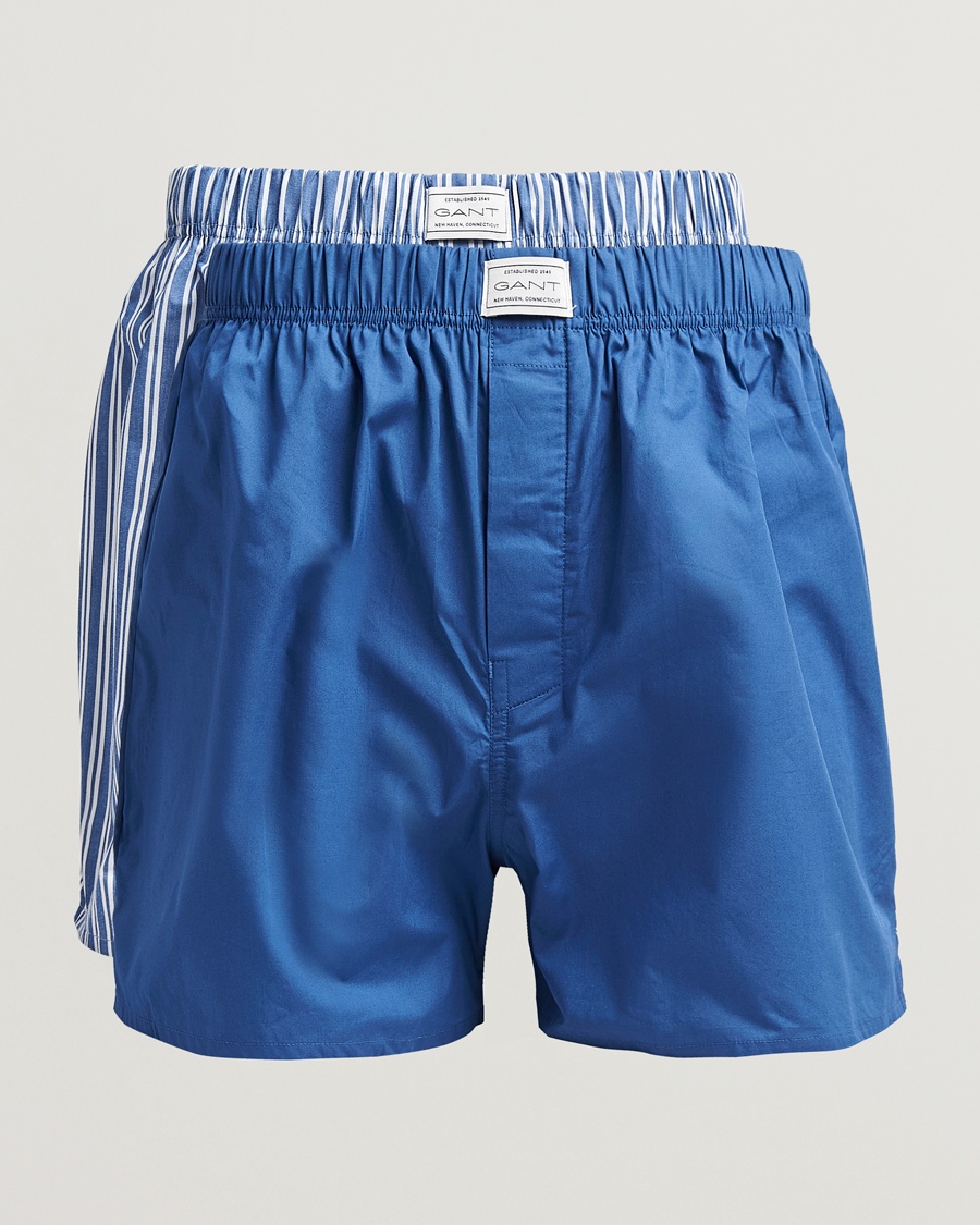 Herre | Underbukser | GANT | 2-Pack Boxer Shorts Rich Blue