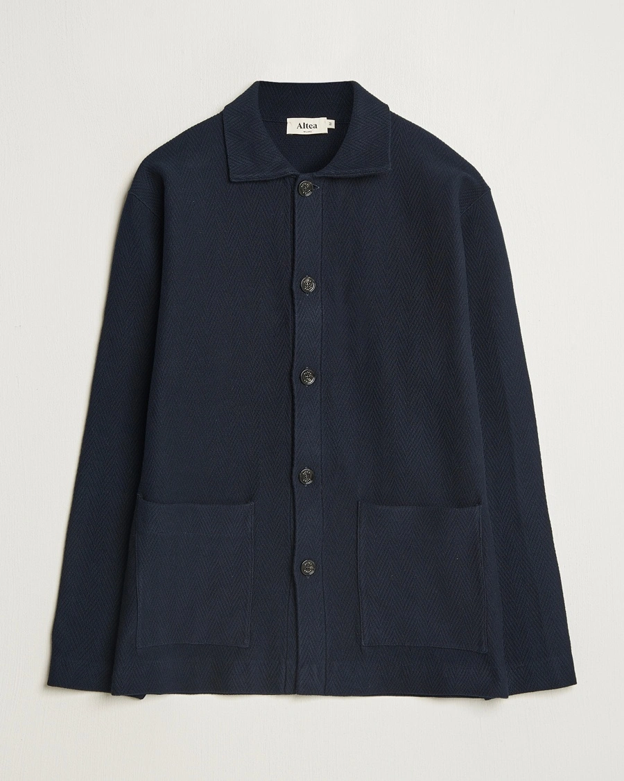 Herre | Klær | Altea | Chevron Chore Jacket Navy