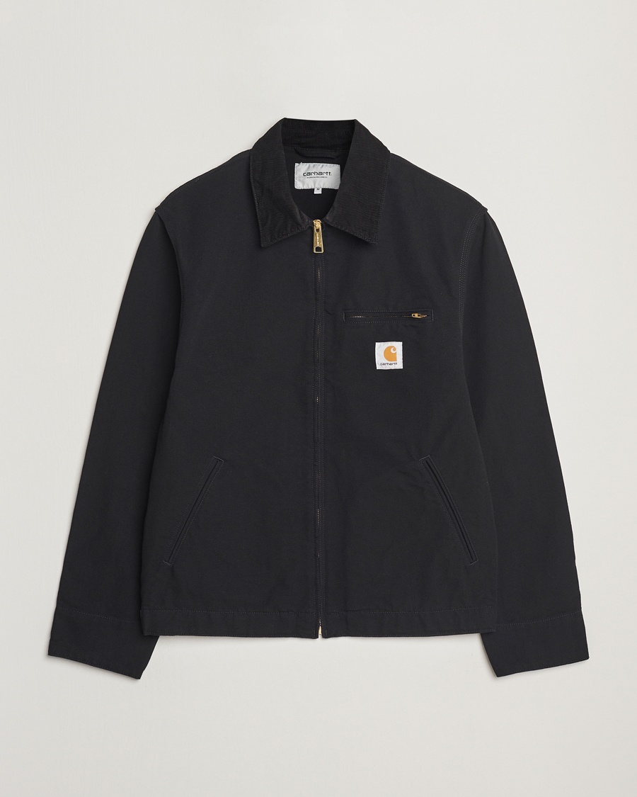 Carhartt WIP Detroit Jacket Dearborn Canvas Black – Svart