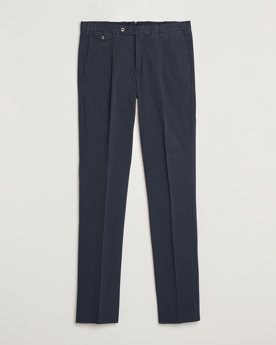 Herre | Bukser | PT01 | Gentleman Fit Cotton/Stretch Trousers Navy