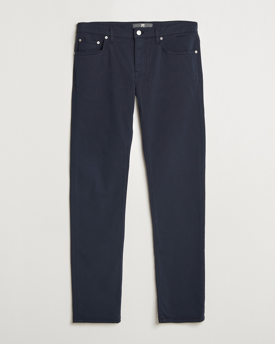 Herre | | PT01 | Slim Fit 5-Pocket Pants Navy