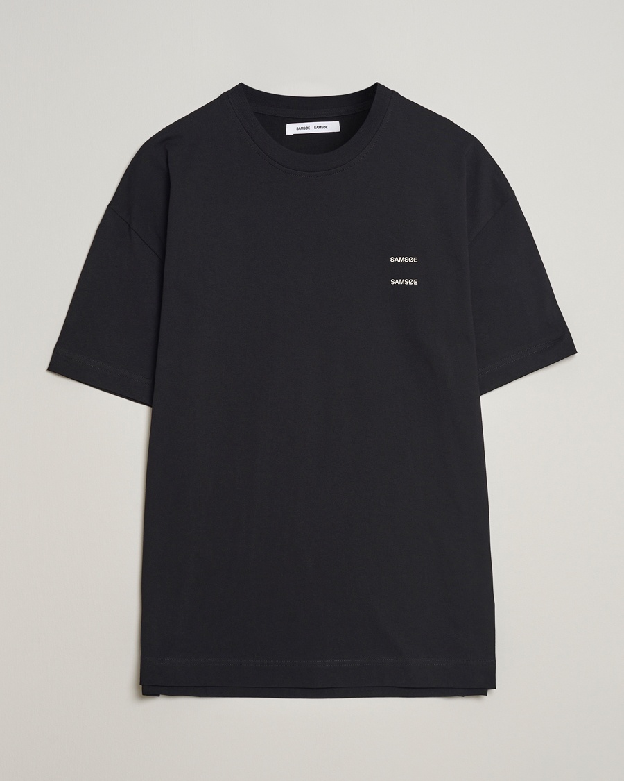 Herre | Business & Beyond - Casual | Samsøe Samsøe | Joel Organic Cotton T-Shirt Black
