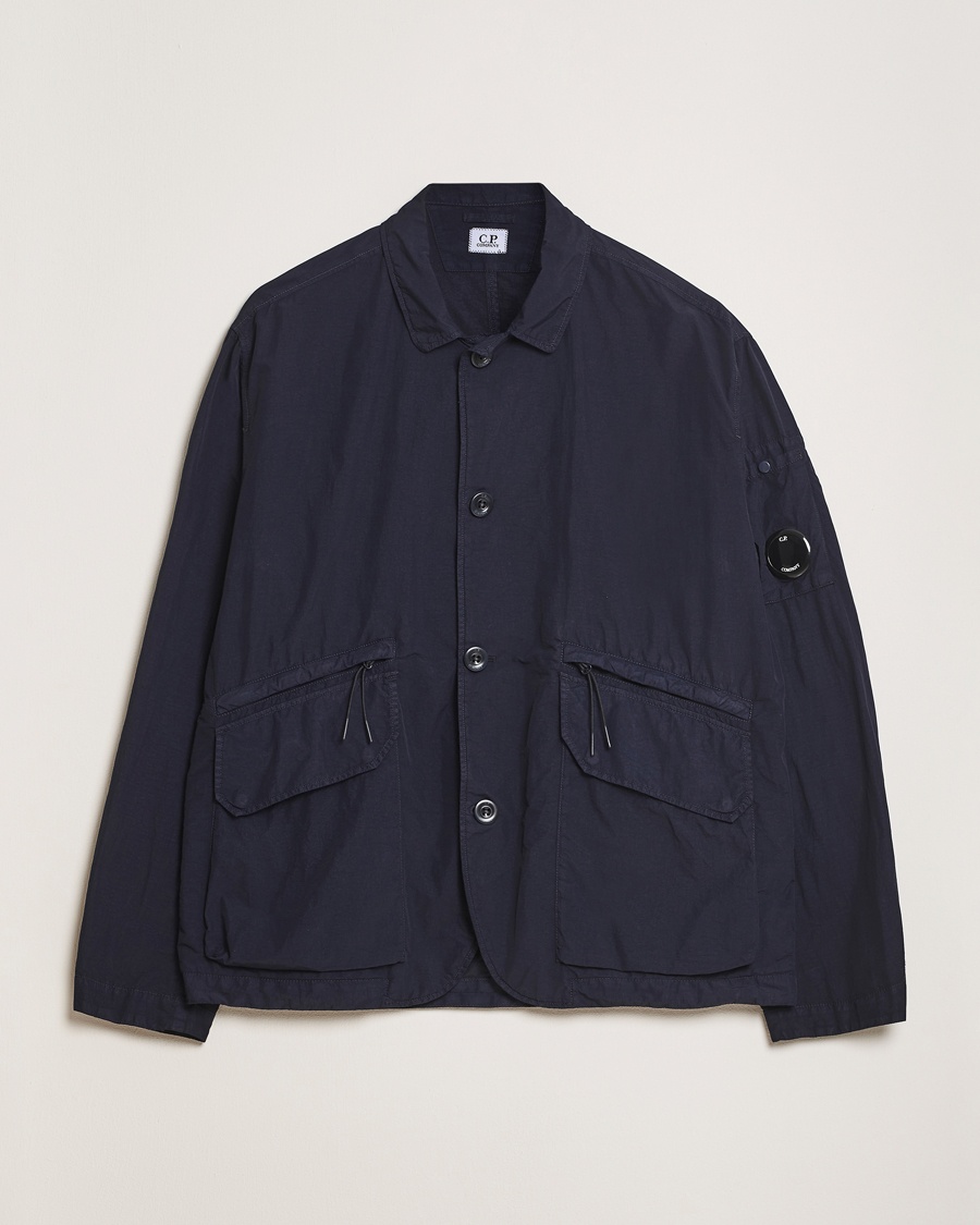 Herre | Jakker | C.P. Company | Flatt Nylon Blazer Jacket Navy