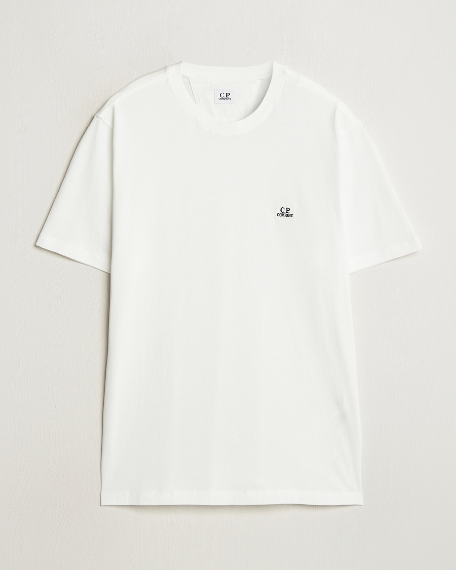 Herre | Hvite t-shirts | C.P. Company | Short Sleeve Small Logo T-Shirt White