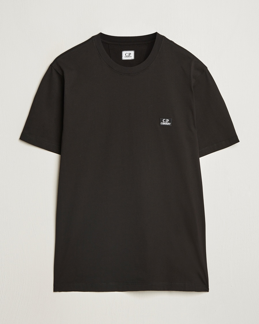 Herre | Svarte t-skjorter | C.P. Company | Short Sleeve Small Logo T-Shirt Black