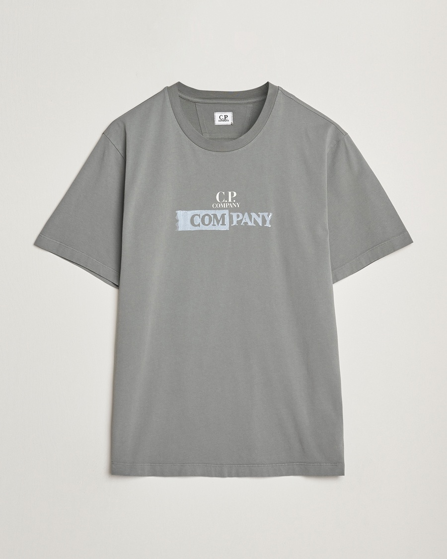 Herre | Business & Beyond - Casual | C.P. Company | Back Print Short Sleeve T-Shirt Grey