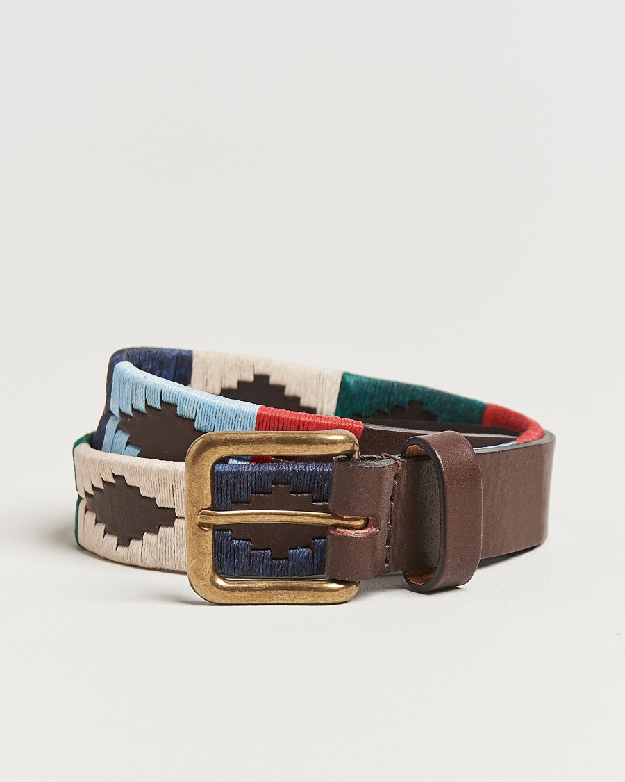 Herre | Gaver | Pampeano | Multi Hand Stitched Classic Leather Belt 3,5cm