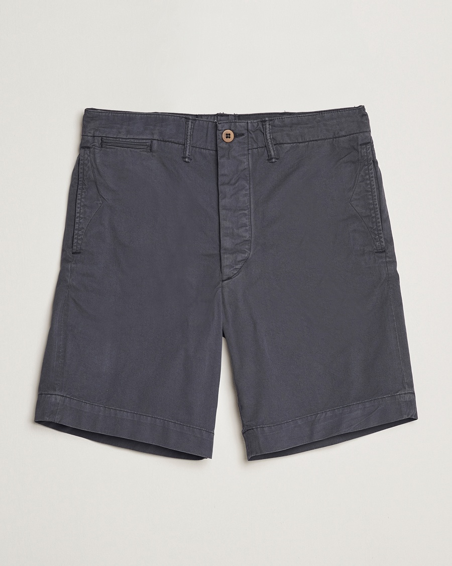 Herre | Chinosshorts | RRL | Officers Flat Shorts Navy