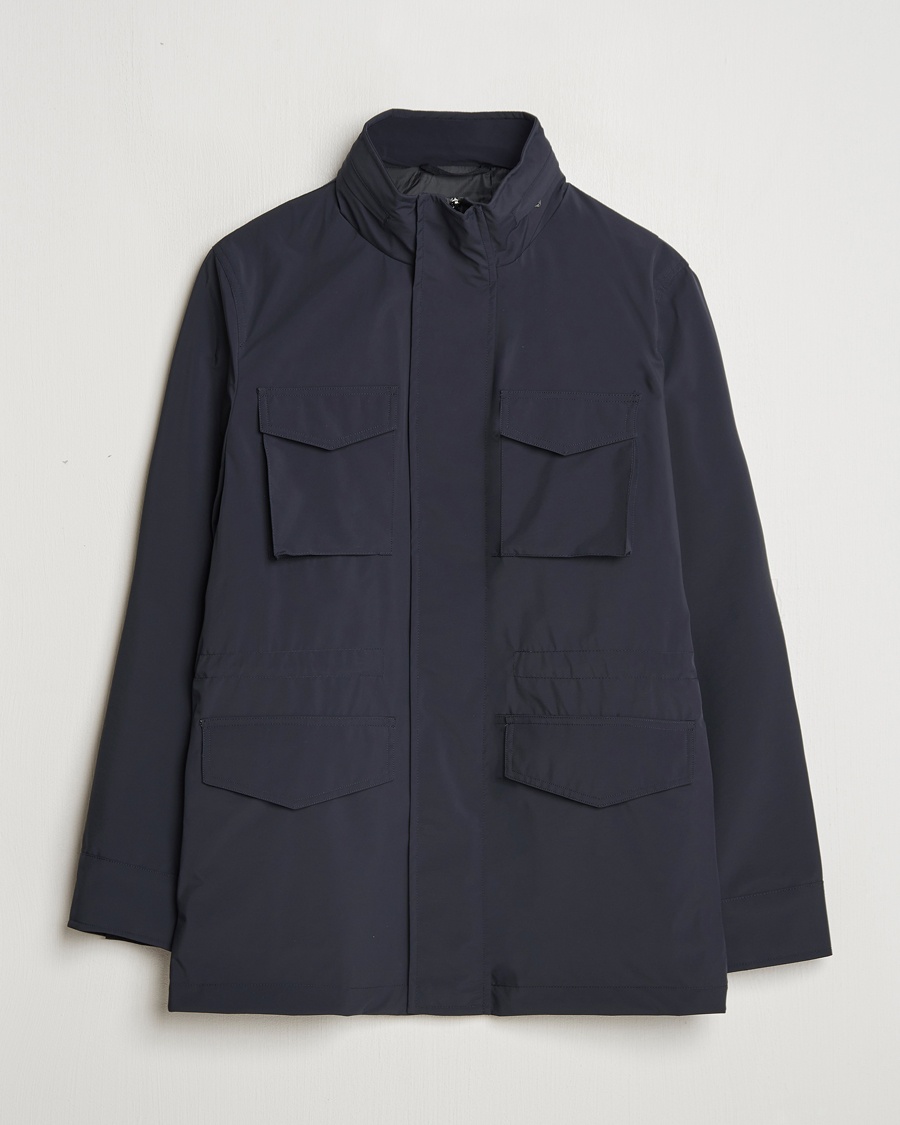 Herre | Fieldjakker | Oscar Jacobson | M65 Nylon Field Jacket Navy