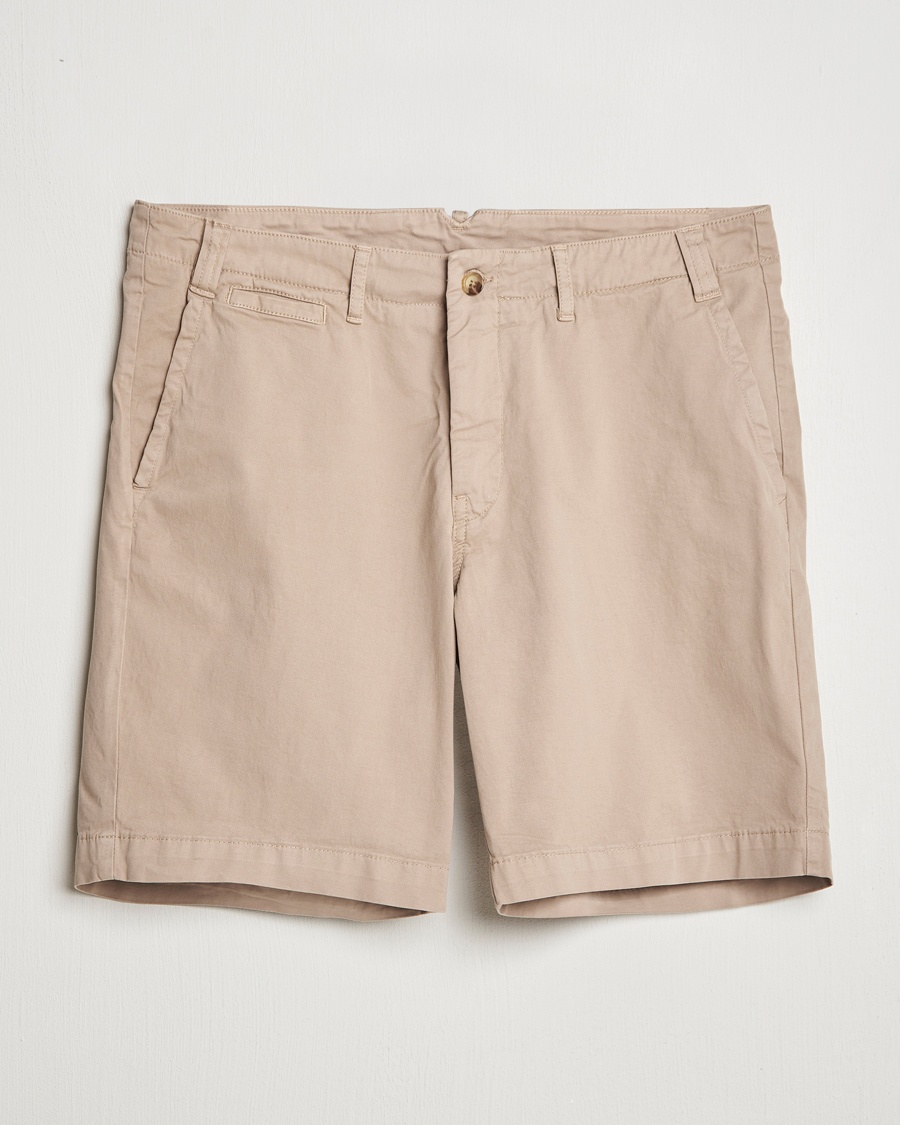 Herre | Chinosshorts | Oscar Jacobson | Poggio Cotton Shorts Beige