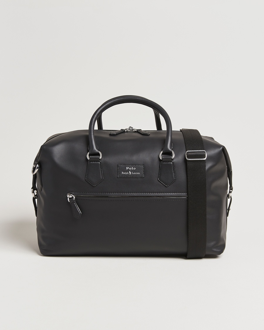 Herre | Weekendbager | Polo Ralph Lauren | Smooth Leather Weekendbag Black