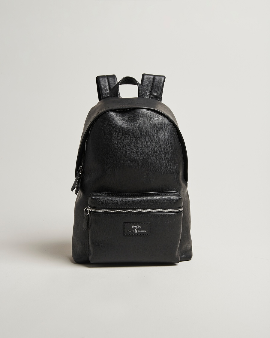 Polo Ralph Lauren Polo Ralph LaurenPebble Leather BackpackBlack – Svart