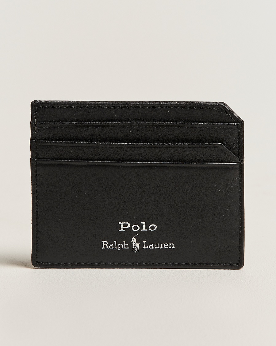 Polo Ralph Lauren Polo Ralph LaurenCard Holder Smooth LeatherBlack – Svart