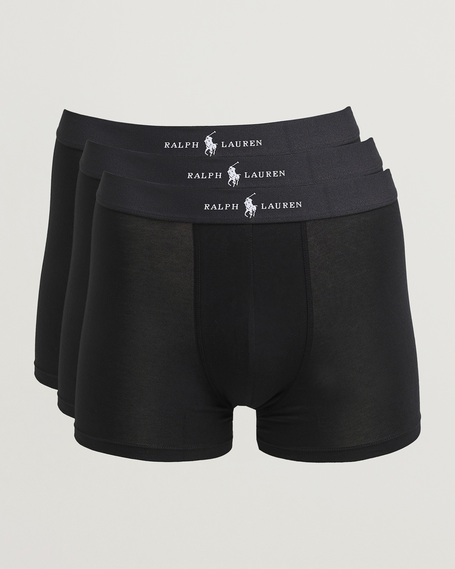 Herre | Undertøy | Polo Ralph Lauren | 3-Pack Trunk Black