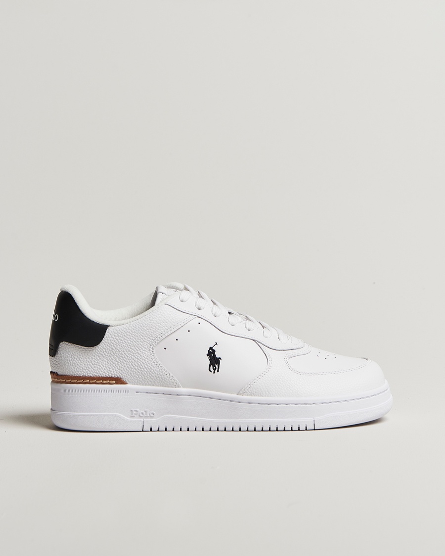 Polo Ralph Lauren Masters Court Sneakers White/Black – Hvit