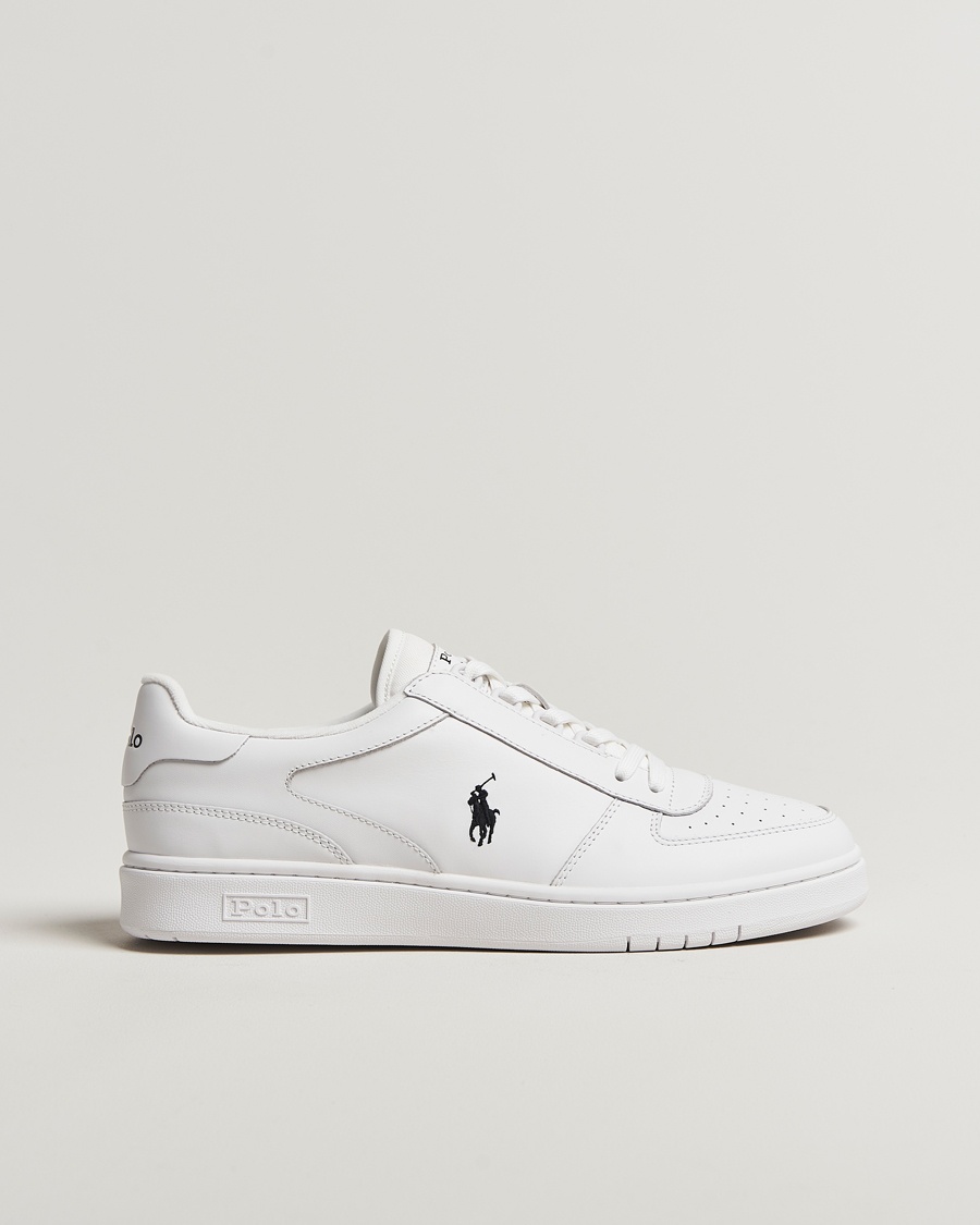 Herre | Sko | Polo Ralph Lauren | Polo Court Leather Sneaker White